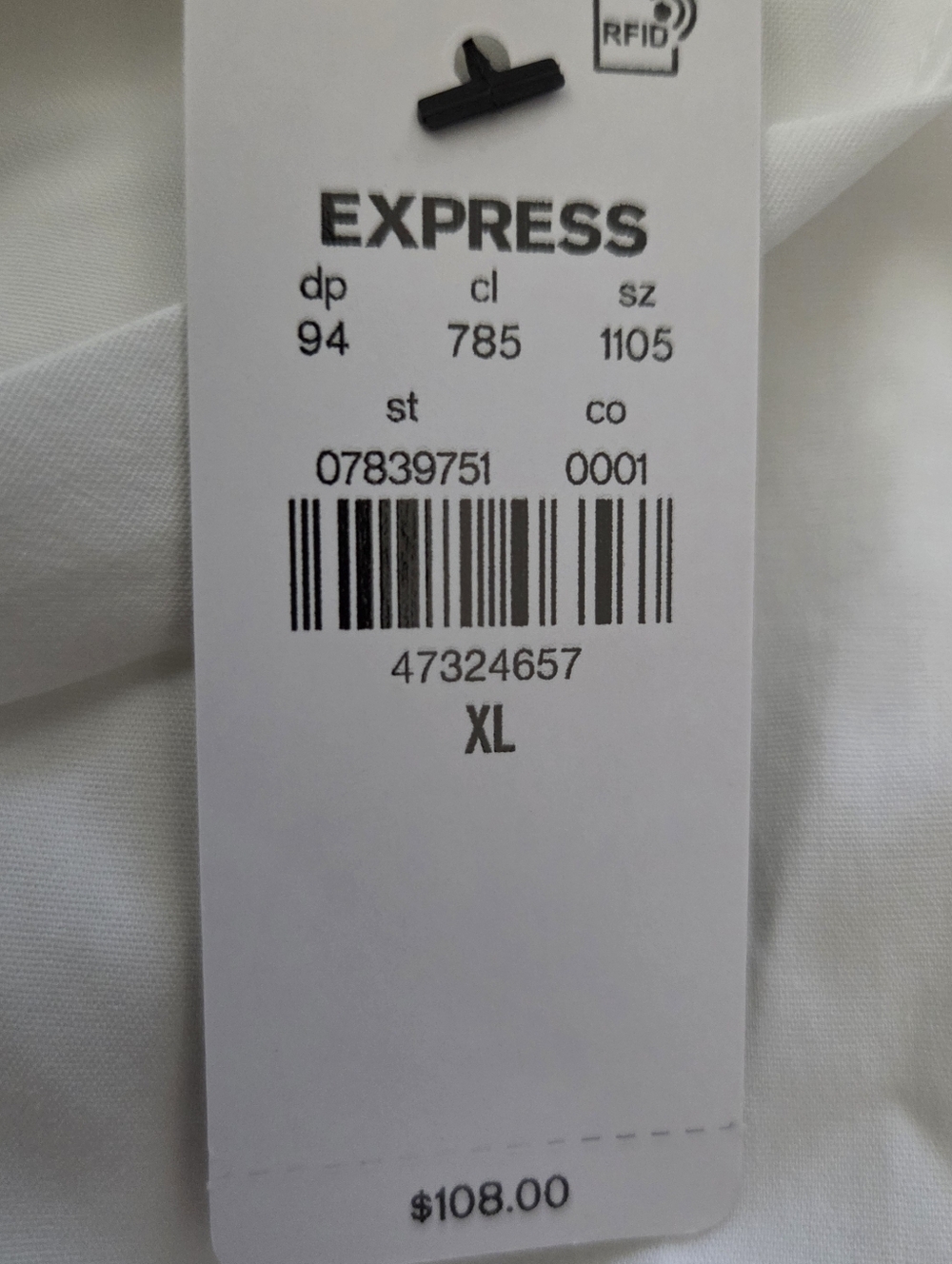 NWT - Express V-Neck Ruched Side Tie Smocked Back Bodice Midi Dress - Size XL - Picture 16 of 16